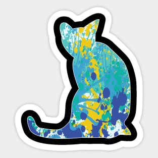 Cool cats cat colorful t-shirt Sticker